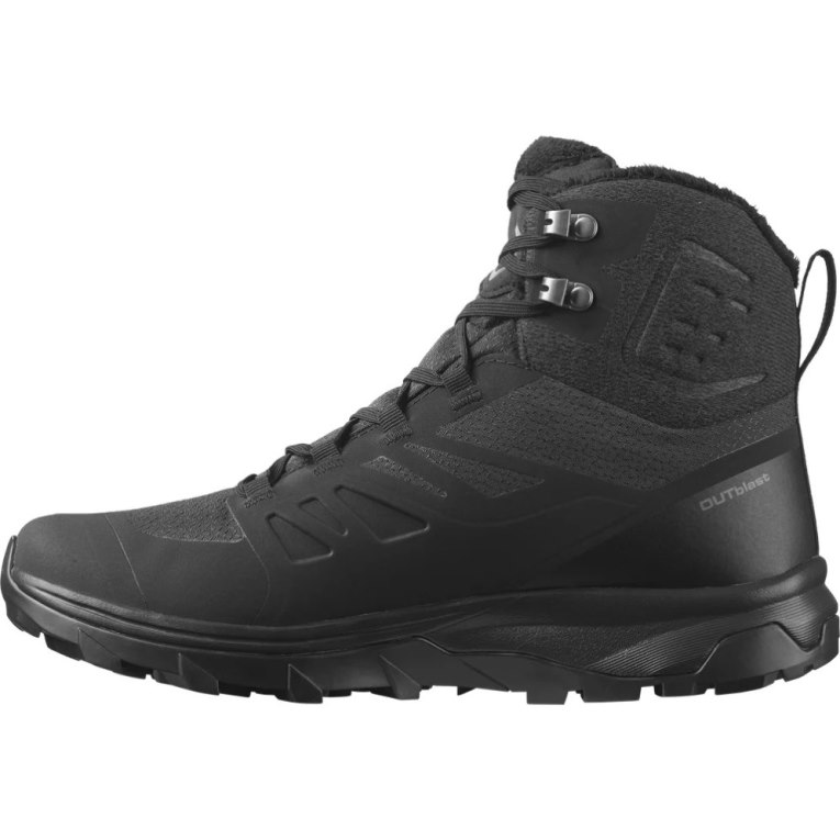 Botas de Invierno Salomon Outblast Thinsulate Climasalomon Impermeables Mujer Negros | MX TNBU783